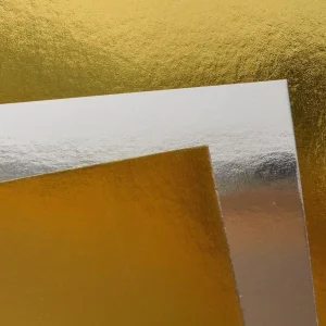 Alternative view of Jolly Mirror, paper mirror, gold, A4, 250g, 10pcs
