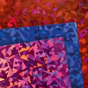 Alternative view of Jolly Holographic, paper holographic, green, A4, 250g, 10pcs