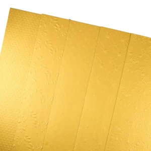 Alternative view of Jolly Embossed Metallic, paper metallic embossed, yellow, A4, 250g, 10pcs