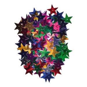 Crafty ruby, craft confetti, star, 25 x 25mm, 14g