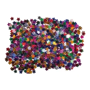 Crafty ruby, craft confetti, flowers, 8 x 8mm, 14g