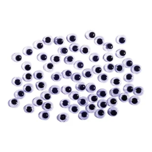 Crafty eyes, craft eyes, 7mm, 70pcs
