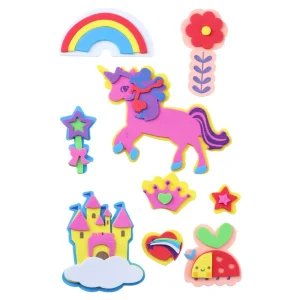Crafty shapes, craft shapes, self-adhesive, eva foam, unicorn