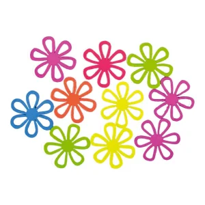 Crafty woody, craft decoration, flowers, wood, 12pcs