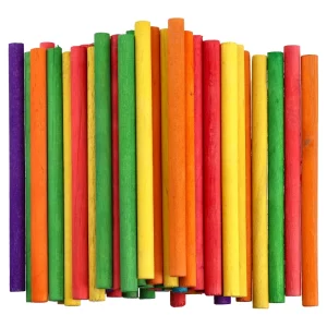 Crafty woody, craft sticks, mix, wood, 80mm, 50pcs