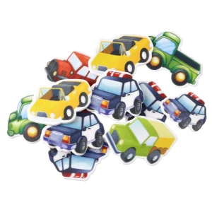 Crafty shapes, craft decoration, car, mix