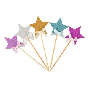 Crafty woody, craft sticks, star, 14cm, 5pcs