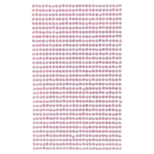 Crafty deco, craft decoration, zirkons, light pink