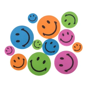 Crafty shapes, craft shapes, smile, eva foam, 12pcs
