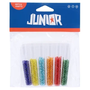 Alternative view of Crafty pearly, craft beads in tube, neon mix, 5g, 6pcs