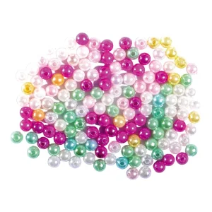 Crafty pearly, craft beads, pearl, mix, 8mm, 30g