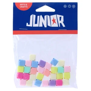 Alternative view of Crafty pearly, craft beads, cube, mix, 10mm, 30pcs