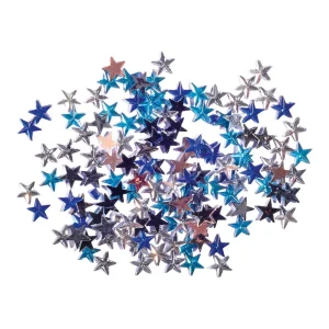 Crafty ruby, craft zircon, stars, mix, 8mm, 120pcs