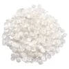 Crafty ruby, craft confetti, round, white, 8mm, 14g