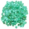 Crafty ruby, craft confetti, round, green, 8mm, 14g
