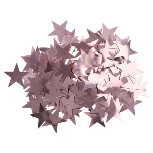 Crafty ruby, craft decoration, stars, pink, 8mm, 14g