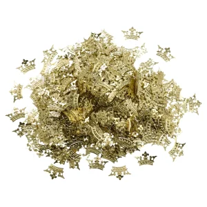 Crafty ruby, craft decoration, crown, gold, 8mm, 14g