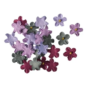 Alternative view of Crafty natur, craft flowers, paper, 30pcs