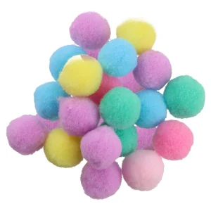 Crafty pom, craft pom pom, mix, 20mm, 36pcs