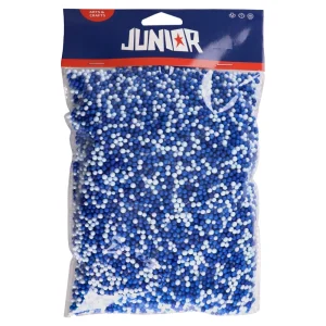 Crafty styro, colored balls, blue 3-4mm, 10g