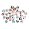 Crafty deco, craft buttons, animals, 15mm, 30pcs