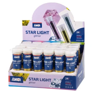 Alternative view of Star light 7, glitter, gold, 7g