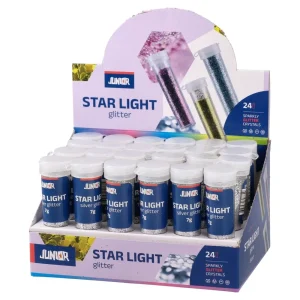 Alternative view of Star light 7, glitter, silver, 7g