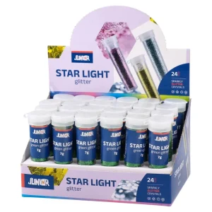 Alternative view of Star light 7, glitter, green, 7g