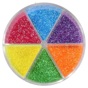 Alternative view of Star Shake, glitter shaker, neon, 6 color, 50g