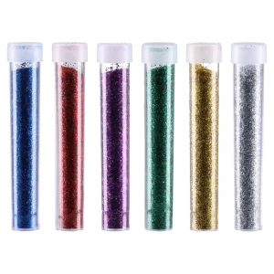 Star light 6, glitter, metalic mix, 6pcs