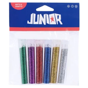 Alternative view of Star light 6, glitter, metalic mix, 6pcs