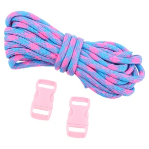 Crafty ropy, craft rope for making bracelets, pink, 3m