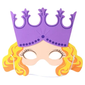 Crafty Masky, eva foam mask, princess