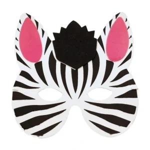 Animal Masky, eva foam mask, zebra