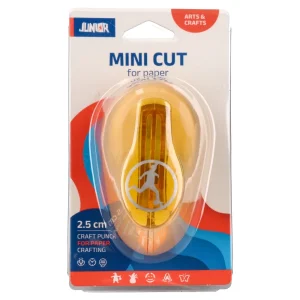 Alternative view of Mini Cut 25, punch, soccer player, Jolly paper, 2.5cm