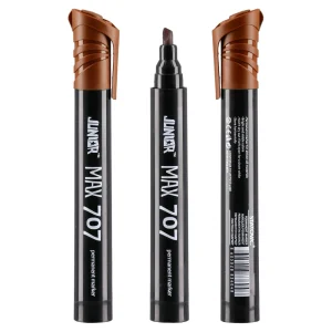 Alternative view of Max 707, permanent marker, chisel tip, brown