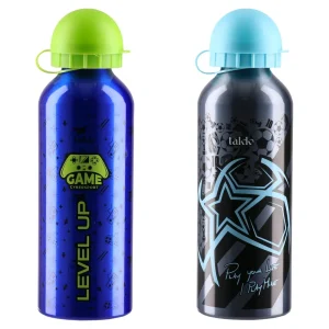 Flowy, water bottle, aluminium, boy, 500ml, mix