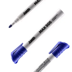 Max 505, white board marker,  blue