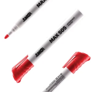 Max 505, white board marker,  red