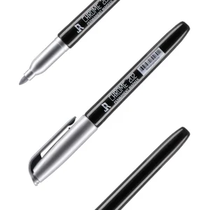 Chrome 202, permanent marker, silver