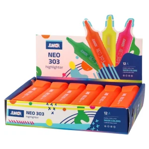 Alternative view of 303 Neon, highlighter, wide, orange