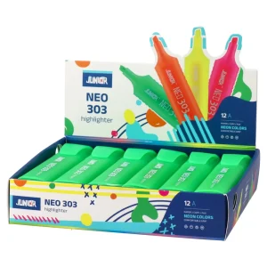 Alternative view of 303 Neon, highlighter, wide, green
