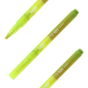 101 Glitter, glitter highlighter, yellow