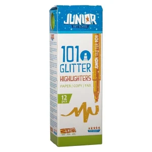 Alternative view of 101 Glitter, glitter highlighter, yellow