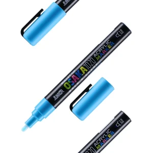 Osaka 1020, acrylic marker, 2.0mm, neon, blue, F 434