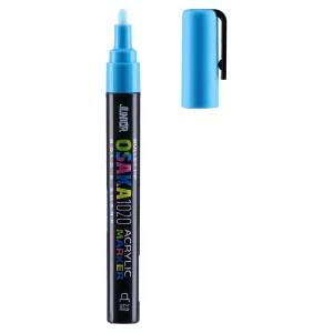 Alternative view of Osaka 1020, acrylic marker, 2.0mm, neon, blue, F 434