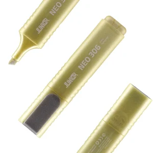 306 Metallic, glitter highlighter, wide, pastel yellow