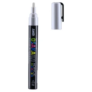 Alternative view of Osaka 1020, acrylic marker, 2.0mm, metalic, silver, GM 301
