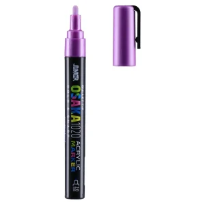 Alternative view of Osaka 1020, acrylic marker, 2.0mm, metalic, purple, GM 309