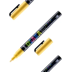 Osaka 1012, acrylic marker, 1.2mm, yellow, R 128